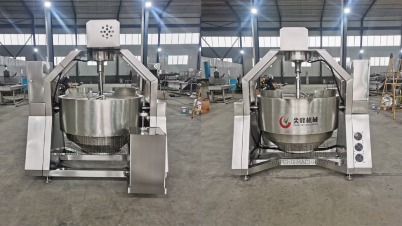 半自動(dòng)電磁加熱行星攪拌炒鍋