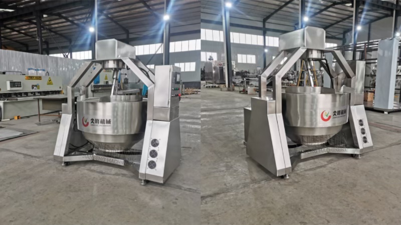 半自動(dòng)電磁加熱行星攪拌炒鍋