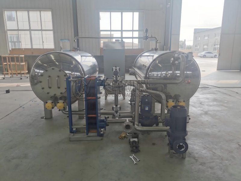 雙鍋并聯(lián)殺菌鍋